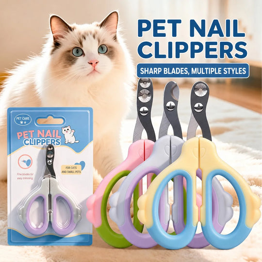 Cortaúñas para Gatos y Mascotas Pequeñas — Acero Inoxidable