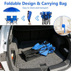 Silla de Playa Doble con Sombrilla — Plegable y Resistente al Agua