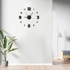 Reloj de Pared Sin Marco DIY — Silencioso Estilo Minimalista para Salón y Oficina