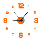 Reloj de Pared Sin Marco DIY — Silencioso Estilo Minimalista para Salón y Oficina