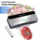 Envasadora al Vacío Eléctrica 120W — Conserva Alimentos Secos y Húmedos con Cortador Integrado