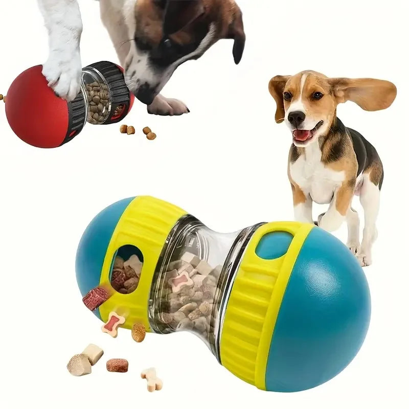 Juguete Interactivo para Perros — Dispensador de Snacks y Comedero Lento Antiestrés