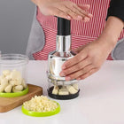 Prensaajos y Cortador de Cebolla Multifuncional — Acero Inoxidable para Cocina