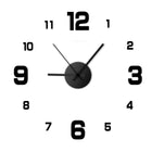 Reloj de Pared Sin Marco DIY — Silencioso Estilo Minimalista para Salón y Oficina